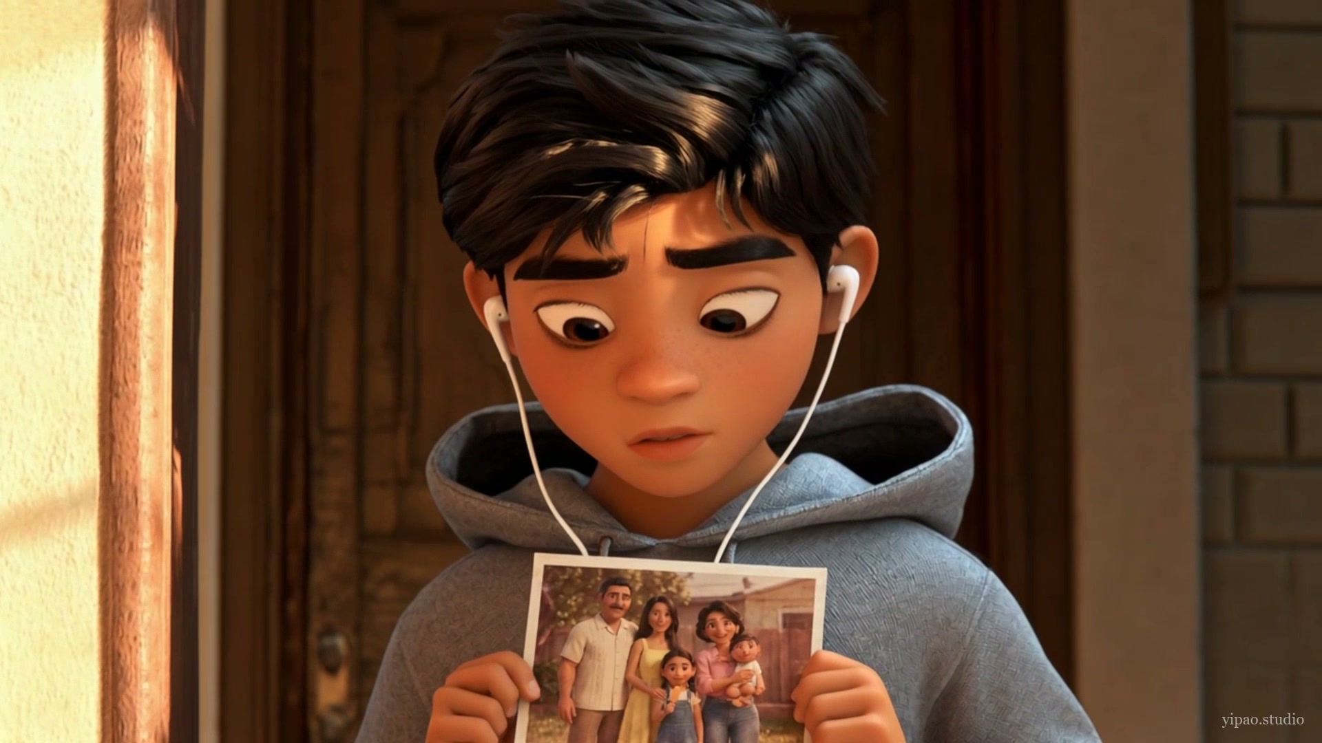 Leo reconoce su rostro de bebé — SEÑAL · yipao.studio