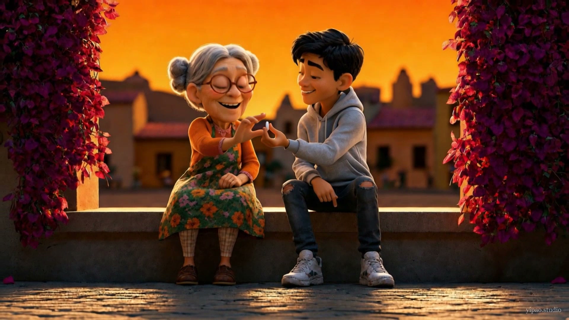Atardecer compartido — SEÑAL · yipao.studio